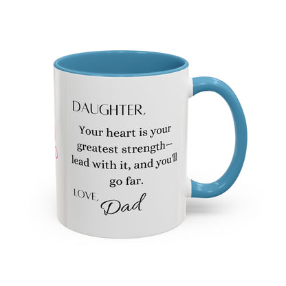 Daughter, Tiger Accent Coffee Mug (11, 15oz)