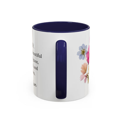 Daughter, You Are A Beautiful, Accent Coffee Mug (11, 15oz)