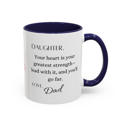 Daughter, Tiger Accent Coffee Mug (11, 15oz)