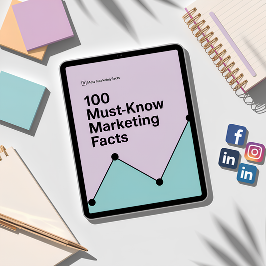 100 Must-Know Marketing Facts – Editable Canva PLR eBook for Content Creators & Coaches