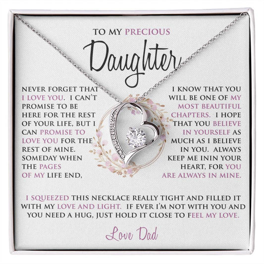 To My Precious Daughter  |  Love and Light  |  Forever Love Necklace